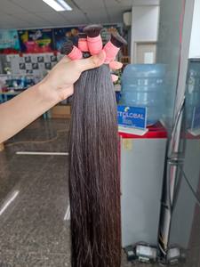 Natural Straight Cuticle Align Virgin Top Grade Premium Vietnamese <b>Hair</b> Extension Machine Double Weft Bulk <b>Braiding</b> <b>Hair</b> - Product Image 3