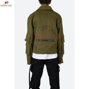 Chaqueta de carga para hombre de servicio OEM, chaqueta con capucha multibolsillos, chaqueta de carga cortavientos con función masculina para hombre - Product Image 3