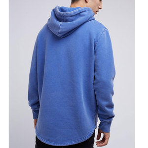 เสื้อฮู้ดดี้ผู้ชายผ้าฝ้าย 100% ทรงโค้ง ขอบเสื้อผ่านการซัก ทรงหนา รับสกรีนโลโก้ตามสั่ง OEM ขายส่ง - Product Image 2