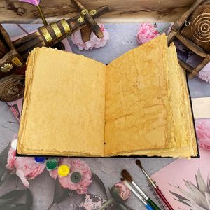 Journal souple de loup imprimé en cuir antique fait à la main avec boucle de verrouillage élégant 200 pages imprimé Journal carnets de cadeaux - Product Image 5