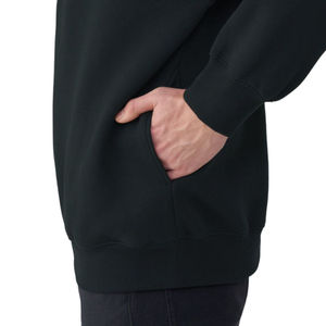 Sweat-shirt polaire à demi-zip pour homme, col montant, 100 % coton, uni, brodé, haute qualité, pour l'hiver - Product Image 4