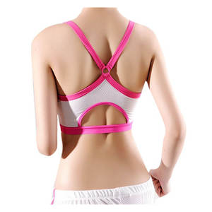 Soutien-gorge de sport grande taille pour femmes, personnalisable, respirant, séchage rapide, sans couture, maintien élevé, en spandex/polyester, pour la gym et le yoga, fabriqué au Pakistan - Product Image 2