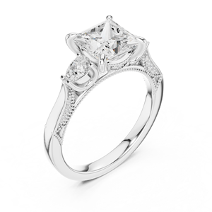 Anillo DE BODA liso LOTUS LOVE 14K en oro con ajuste cómodo - Product Image 3