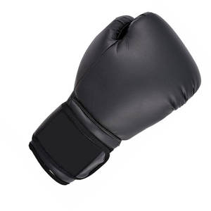 Guantes de Kick Boxing profesionales de cuero PU de alta calidad de 8oz con logotipo personalizado OEM con características de perforación para entrenamiento de artes marciales - Product Image 6