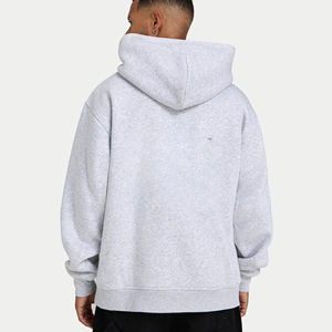 Sudadera con Capucha Extra Grande Informal para Hombre, Corte Holgado, 100% Algodón, Transpirable, Cálida, de Forro Polar, Lisa, Teñida, para Uso Diario al Aire Libre - Product Image 2