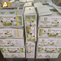 Khey Taladthai Verse Authentieke Gehele Jonge Thaise Kokosnootpulp Graad A Rijke Zoete Elektrolyten Tropische Verfrissende Drank 1,2 kg