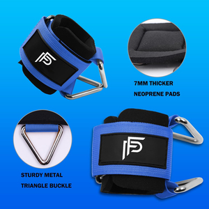 Muñequeras de Neopreno Suaves con Dos Anillos en D para Máquinas de Cable, Entrenamiento de Fuerza, Protección Profesional, Equipo de Gimnasio, Fábrica OEM - Product Image 3