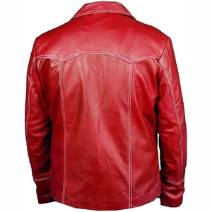 Pakistan Manufacture Genuine Leather Sheep Embroidered Stand Collar Front Logo Eco-Friendly Waterproof Breathable Unisex <b>Winter</b> - Product Image 2