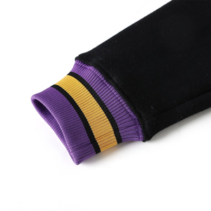 Prairie View Black Prep <b>Hoodie</b> Unisex Fleece Pullover Kangaroo <b>Pocket</b> <b>Zip</b> Hood for Yellow Accent Streetwear Winter 100% - Product Image 6