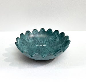 2025 plus grande vente haute qualité résine bol à soupe artisanat apéritif bols Antique décoré fruits bol mariage décoration bols - Product Image 3