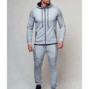 Survêtements 2 pièces très vendus pour hommes, survêtements de sport à fermeture éclair complète, veste à capuche athlétique, survêtements d'entraînement - Product Image 6