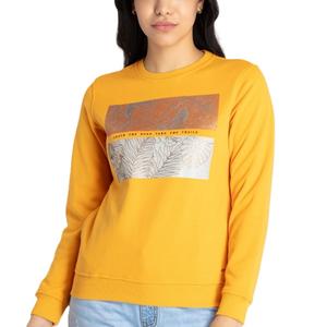 Sweat-shirt d'hiver pour femme de haute qualité, 100% coton, design personnalisé, col rond doublé avec logo frontal, tissu polaire - Product Image 4