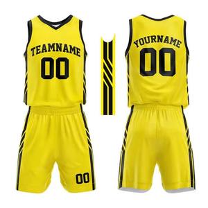 Uniforme de Baloncesto Personalizado al por Mayor para Hombre, 100% Poliéster, Transpirable, de Secado Rápido, sin Mangas, con Logotipo Personalizado, Pedidos de Equipo - Product Image 1