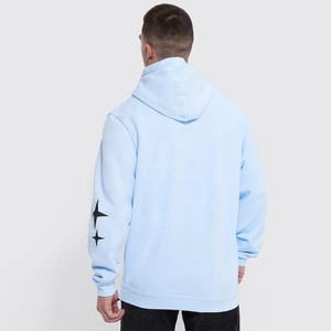 2025 coton polaire Boxy Fit pull grande taille hommes sweats à capuche personnalisé goutte épaule surdimensionné imprimé à capuche - Product Image 3