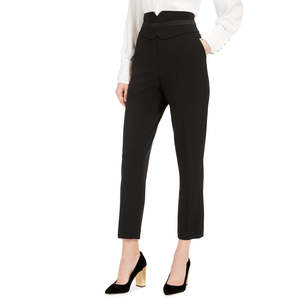 Pantaloni da Completo a Vita Alta da Donna Calvin Klein, Neri, Taglia 4 - Product Image 1