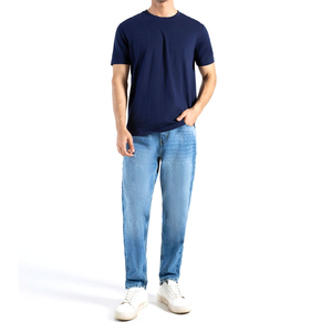 T-shirts unisexes personnalisés OEM, 100% coton, t-shirts blancs unis, manches courtes décontractées, coupe ample, impression de logo sur t-shirt - Product Image 6