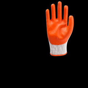Paires de gants de travail en latex de caoutchouc doublement enduits, pour la construction, le jardinage, usage intensif, mélange de coton - Product Image 6