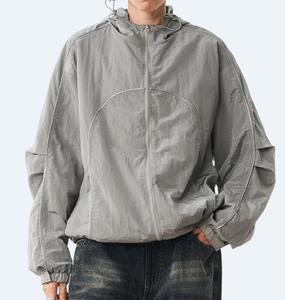 Zip up Jacket High Quality Multicolor Windbreaker Men's Jackets - Product Image 4