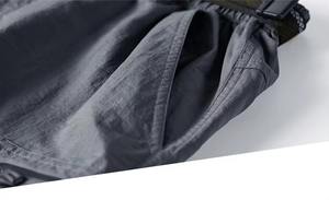 Pantalones cortos de algodón de ajuste regular con múltiples bolsillos para hombre, pantalones cortos deportivos con logotipo personalizado para hombre, 2017 - Product Image 5