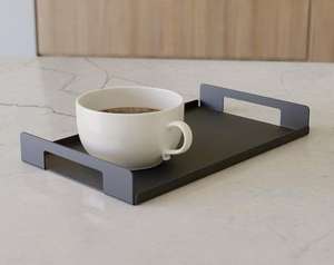 Plateau en métal pour servir et décorer, plateau décoratif en fer, design personnalisé, OEM disponible - Product Image 5