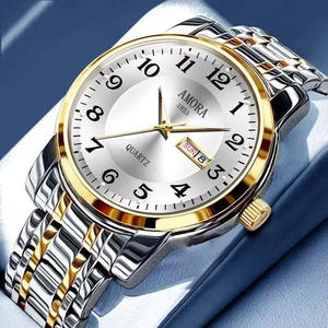 Reloj de Cuarzo Original para Hombre de Negocios, Esfera Hueca No Mecánica, Luminoso, Resistente al Agua, con Calendario, Reloj de Pulsera Casual de Lujo - Product Image 2