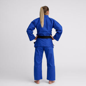 Kimono de Judo Personnalisé Brodé Respirant 340g, Tissage Double Renforcé 100% Coton, Tenue Professionnelle Durable pour la Pratique au Dojo - Product Image 4