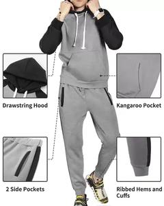 Vente en gros de pulls de survêtements personnalisés pour hommes et femmes, nouveau design de jogging d'hiver écologique avec technique de sublimation - Product Image 3