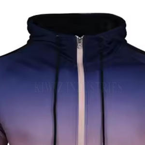 Conjunto de chándal personalizado con sublimación para hombre marca blanca talla XL ropa para correr con logotipo personalizado diseñado por el diseñador - Product Image 3