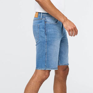 Haute qualité coupe ample genou longueur Baggy Denim hommes shorts été respirant léger coupe Baggy jean court pour hommes - Product Image 6