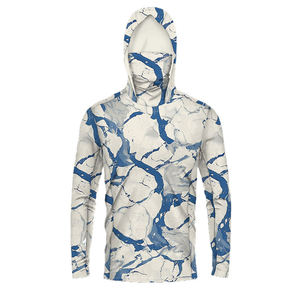 Ropa de pesca para hombre, ropa de protección solar de poliéster, ligera, camisetas de pesca, ropa de pesca con capucha, novedad - Product Image 3