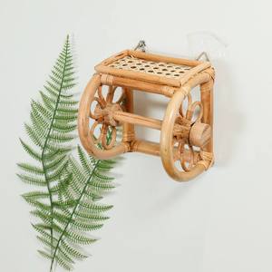 Portarrollos de papel higiénico de ratán, decoración de baño, rollos de papel montado en la pared, precio al por mayor, hecho en Vietnam - Product Image 5