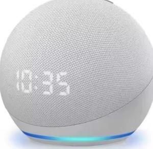 Haut-parleur intelligent actif Alexa Echo Dot 5e génération Premium 2024/25 le plus vendu avec horloge, son surround, toutes couleurs, USB, garantie 3 ans - Product Image 1