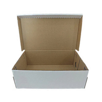 Fabricant OEM de boîtes à chaussures rigides carrées en carton ondulé sur mesure, emballage de chaussures en gros pour les marques de chaussures de sport et de vente au détail