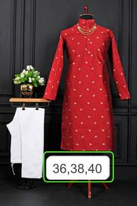 Best Fabric Jacquard Printed Work <b>Mens</b> <b>Kurta</b> Payjama Manufacturer From India At Cheap Rate Man Fashion Exporter For Sale - Product Image 5