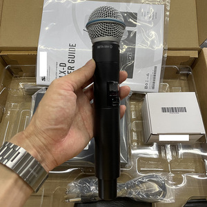 Sistema de Micrófono Inalámbrico QLXD4 <span class=keywords><strong>SM58</strong></span>/Beta58a UHF True Diversity, Kit de Micrófono de Mano para Karaoke, para Iglesia, para <span class=keywords><strong>Shure</strong></span> - Product Image 5