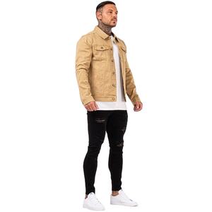 Veste en jean tendance automne moto veste slim pour hommes veste décontractée belle veste en jean OEM - Product Image 2