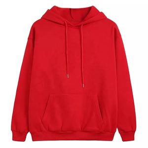 2024 hombres Casual sólido manga larga holgada ropa de calle sudaderas con capucha Top hombres sudaderas hombro caído bordado técnica suelta - Product Image 1