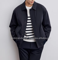 Veste d'hiver pour homme de style coréen, à col solide, boutons, poches zippées, devant en toile matelassée, imperméable, coupe-vent, épaisse