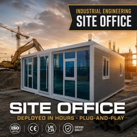 Dortoir de camp minier de haute qualité 20ft 40ft certifié AS/NZS moderne pour camp minier / bureau de chantier