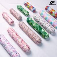 Haltères colorées et imprimées léopard Accessoires Pilates Barres d'haltères en silicone pour l'entraînement du corps en salle de sport Matériel en fer Pilates