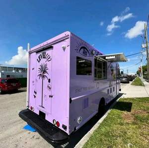 Camion alimentaire avec cuisine complète Concession de camion alimentaire BBQ mobile Cuisine mobile Snack Chariot à café Remorque alimentaire à vendre - Product Image 3