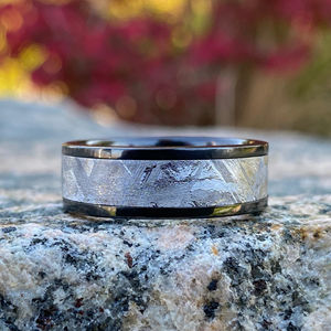 Men's Comfort Fit Damascus Steel Wedding <b>Band</b> Customizable Anniversary Engagement Ring with OEM Support for DIY Projects - Product Image 4