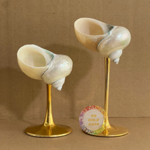 Tasse en verre de coquille de conque faite à la main pour mariage, fête, cadeau, décor de plage-Caryln 0084935825297 - Product Image 2