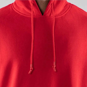 Sweat à capuche épais en molleton, coupe oversize, style streetwear, personnalisable avec logo, unisexe, taille US, pour homme - Product Image 4