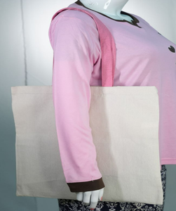 Vente en gros de sacs fourre-tout d'épicerie recyclés écologiques 100% sacs promotionnels en coton biologique faciles à transporter à bandoulière - Product Image 4