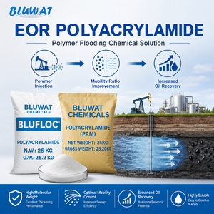 Polyacrylamide HPAM pour le secteur pétrolier, polymère pour systèmes d'<span class=keywords><strong>injection</strong></span> d'eau à TDS élevé, pour améliorer l'efficacité du nettoyage des champs pétrolifères - Product Image 1