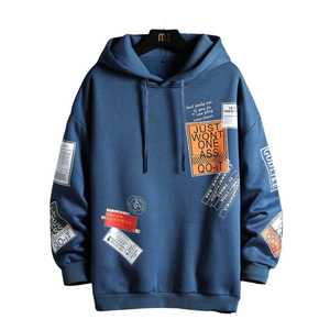 Pullover <b>Hoodies</b> with Polyester Cotton Blend Fashionable Streetwear Casual Wear <b>Soft</b> Touch Design Comfortable Fit - Product Image 5