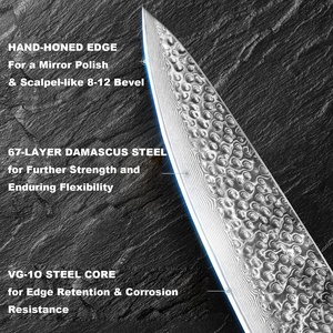 ด้ามจับไม้แหลมคมสำหรับเชฟครัวญี่ปุ่นมืออาชีพปรับแต่งได้ - Product Image 2