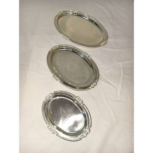 Bandeja de Metal con Diseño de Hojas, Bandeja de Servicio de Lujo Apta para Alimentos, Plato para Servir Chocolates y Postres - Product Image 3