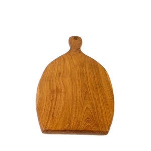 Planche à découper en bois de teck naturel Skopkop, d'origine indonésienne, pour la cuisine - Product Image 1